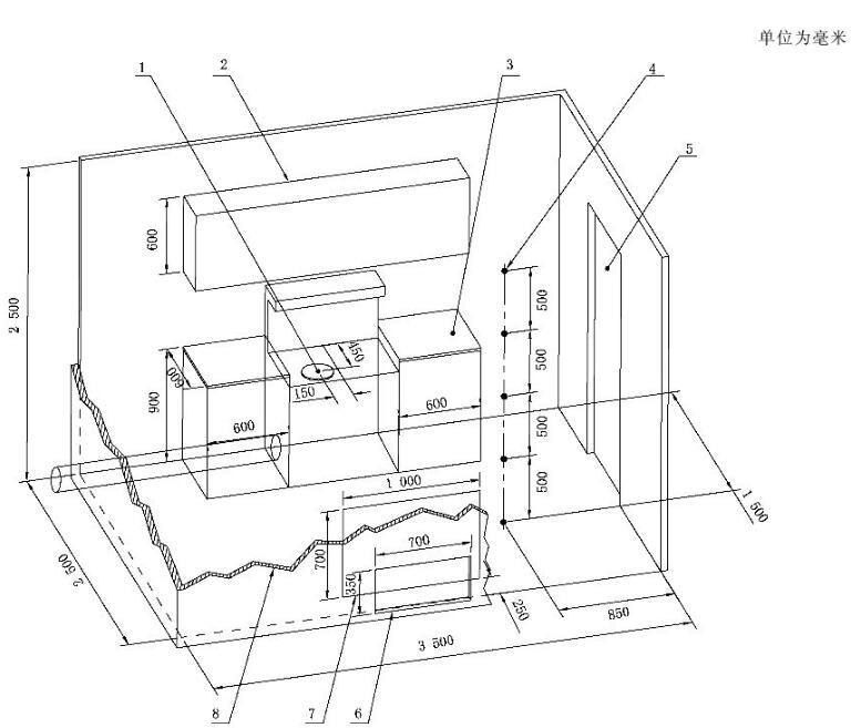 油烟机气味降低度试验舱(图2)